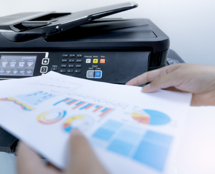 Professional document scanning solution being carried out